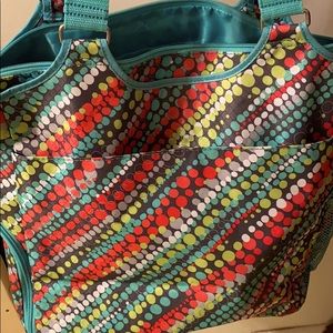 Thirty One Canvas Tote never used brand new